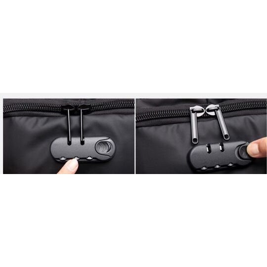 Чоловіча сумка слінг OZUKO, червона П2165