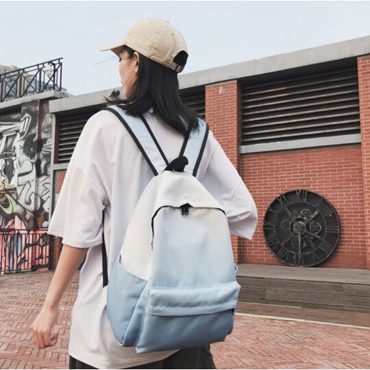 Женский рюкзак, синий П2178