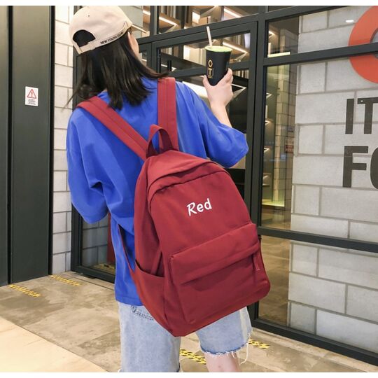 Жіночий рюкзак, червоний П2179