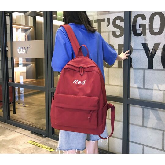 Жіночий рюкзак, червоний П2179