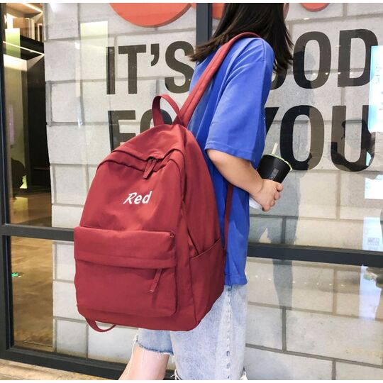 Жіночий рюкзак, червоний П2179