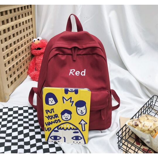 Жіночий рюкзак, червоний П2179