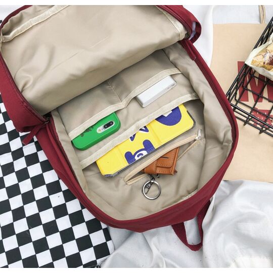 Жіночий рюкзак, червоний П2179