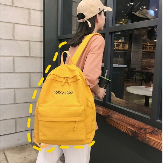 Жіночий рюкзак, жовтий П2180
