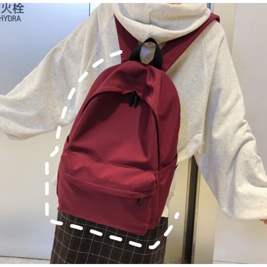 Женский рюкзак, красный П2182