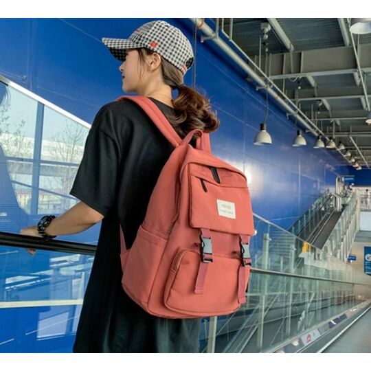 Жіночий рюкзак, помаранчевий П2187