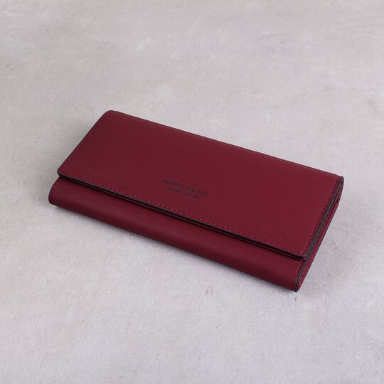 Жіночий гаманець WEICHEN, червоний П2194