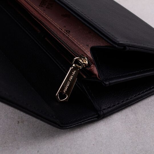 Жіночий гаманець WEICHEN, чорний П2198