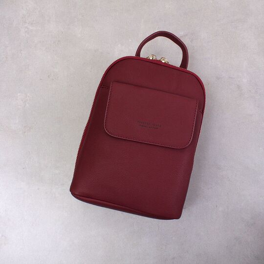 Жіночий рюкзак WEICHEN, червоний П2208