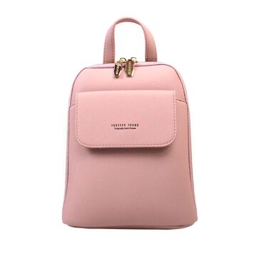 Жіночий рюкзак WEICHEN, рожевий П2209