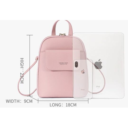 Жіночий рюкзак WEICHEN, сірий П2210