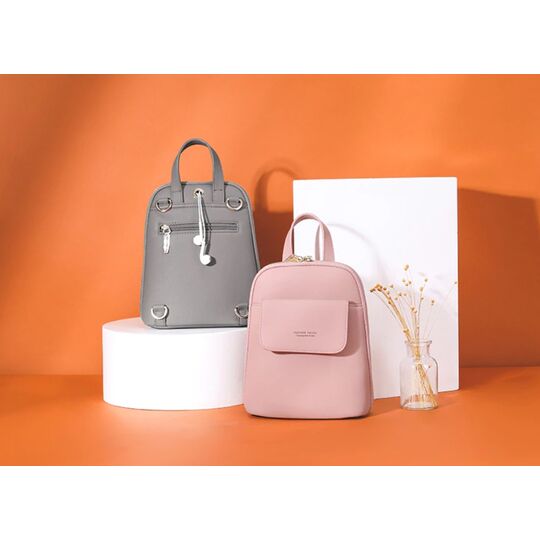 Жіночий рюкзак WEICHEN, сірий П2210