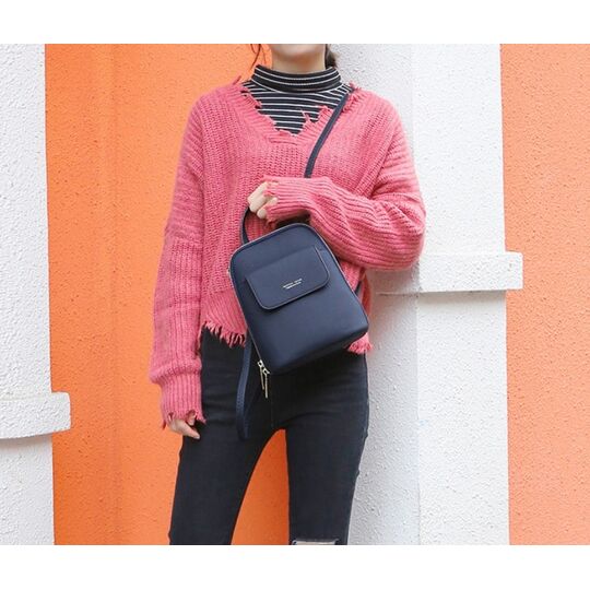 Женский рюкзак WEICHEN, черный П2211