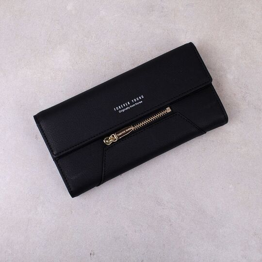 Жіночий гаманець WEICHEN, чорний П2222