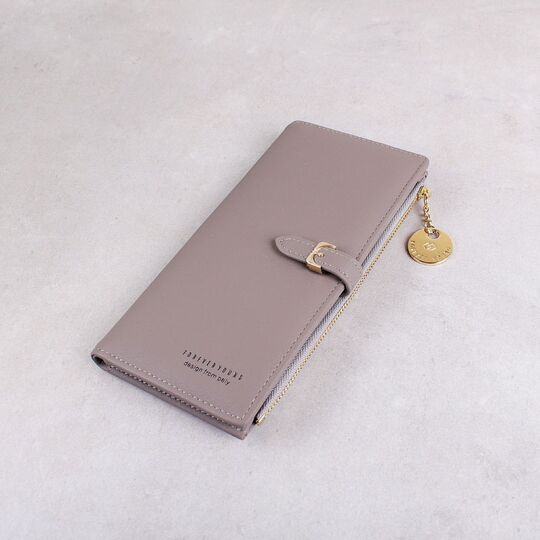 Жіночий гаманець WEICHEN, сірий П2224