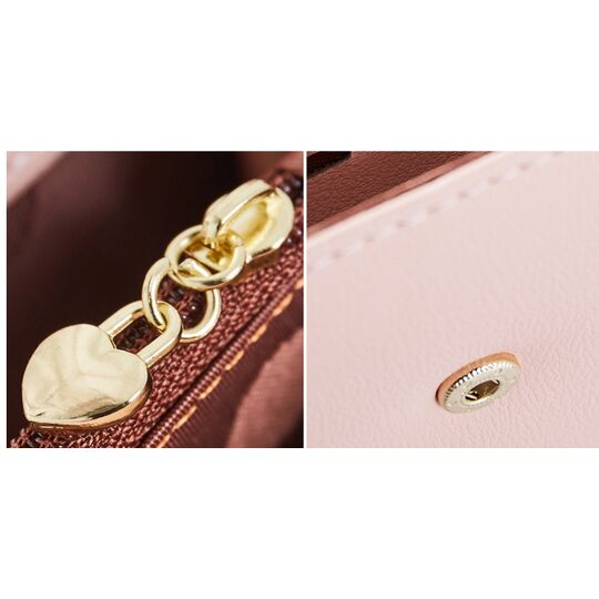 Жіночий гаманець WEICHEN, рожевий П2227 Жіночий гаманець WEICHEN, рожевий П2227