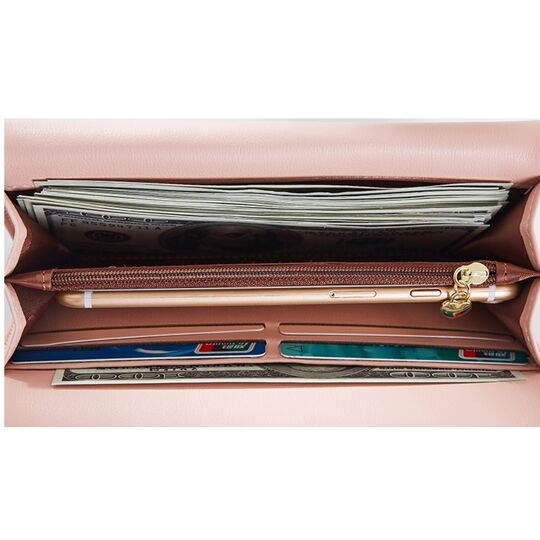 Жіночий гаманець WEICHEN, рожевий П2228 Жіночий гаманець WEICHEN, рожевий П2228