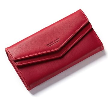 Жіночий гаманець WEICHEN, червоний П2230