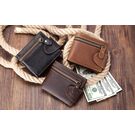 Чоловічий гаманець KAVIS, чорний П2240