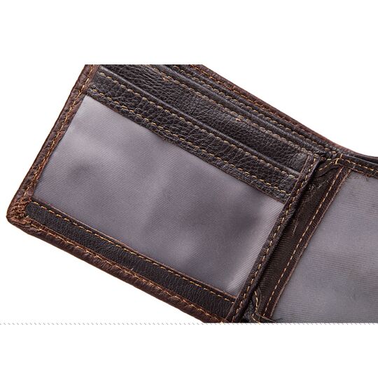 Чоловічий гаманець KAVIS, чорний П2240