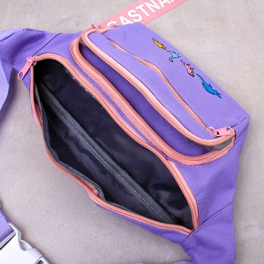 Женская поясная сумка, бананка, фиолетовая П2245