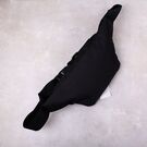 Жіноча поясна сумка, бананка, чорна П2246