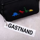 Жіноча поясна сумка, бананка, чорна П2246