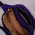 Женская бананка, сумка, фиолетовая П2249