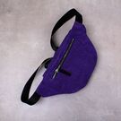 Женская бананка, сумка, фиолетовая П2249