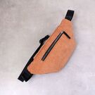 Жіноча бананка, сумка, коричнева П2251