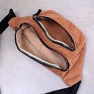 Жіноча бананка, сумка, коричнева П2251