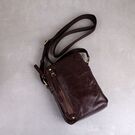 Мужская сумка на плечо "Contact’S", коричневая П2254