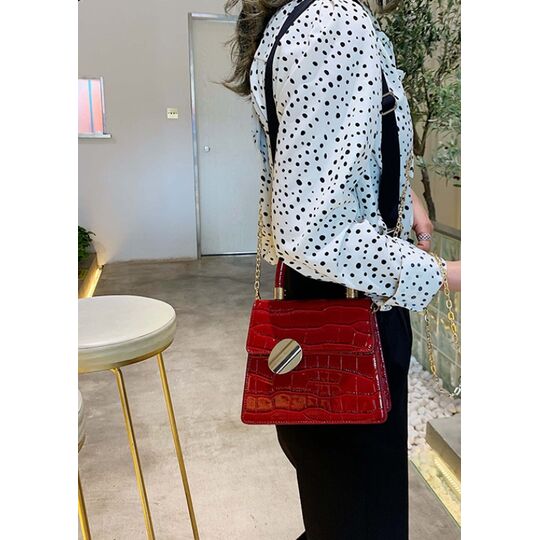 Сумка женская, красная П2257