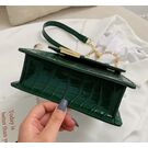 Сумка жіноча, зелена П2258