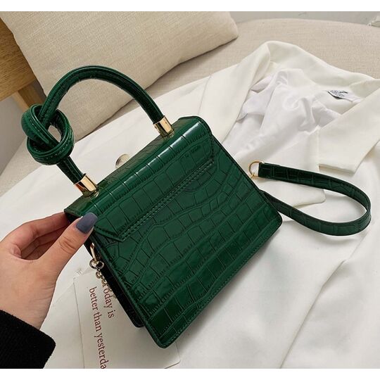 Сумка жіноча, зелена П2258