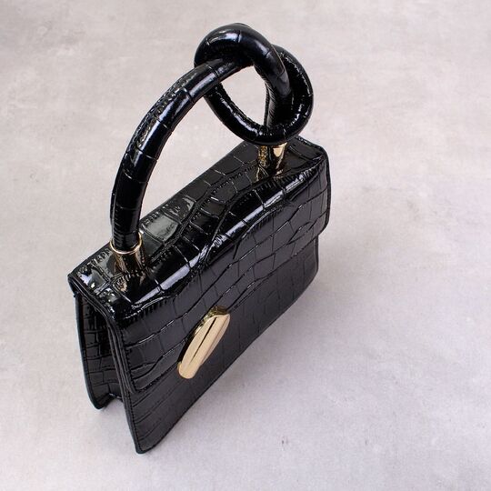 Сумка жіноча, чорна П2259