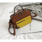 Женская сумочка на плечо, коричневая П2260