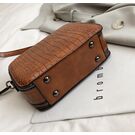 Женская сумочка на плечо, коричневая П2260