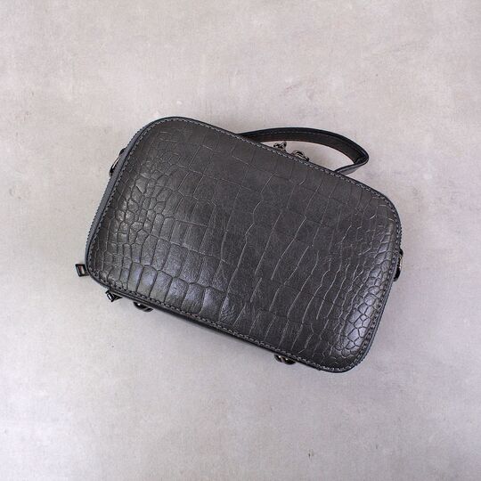 Жіноча сумочка на плече, сіра П2263