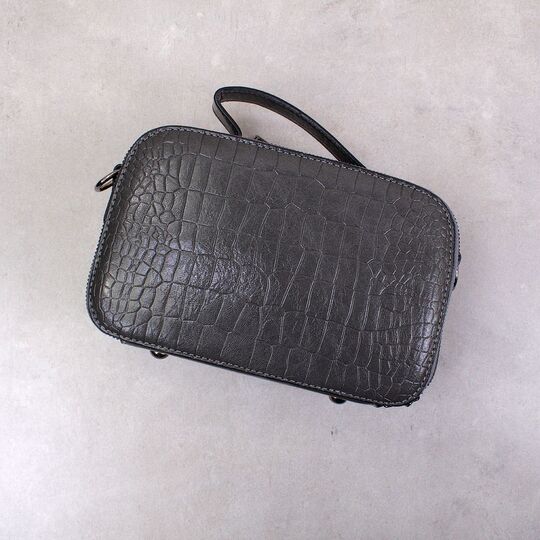 Жіноча сумочка на плече, сіра П2263