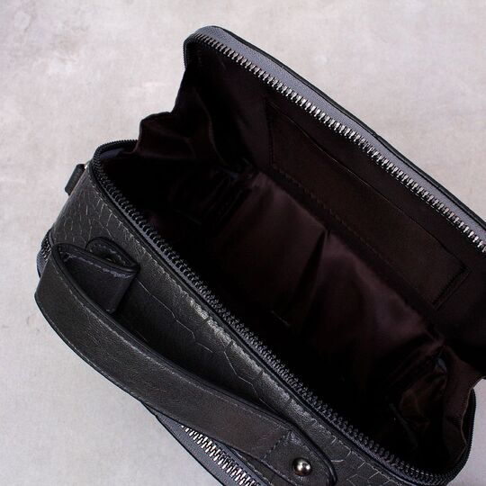 Жіноча сумочка на плече, сіра П2263