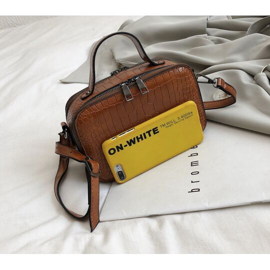 Жіноча сумочка на плече, чорна П2264