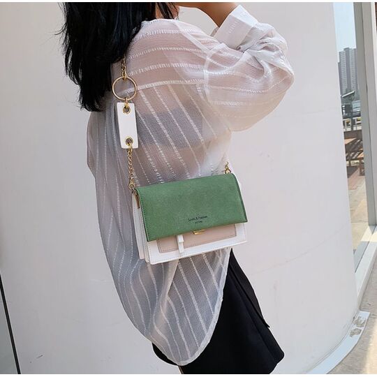 Сумка женская, зеленая П2266