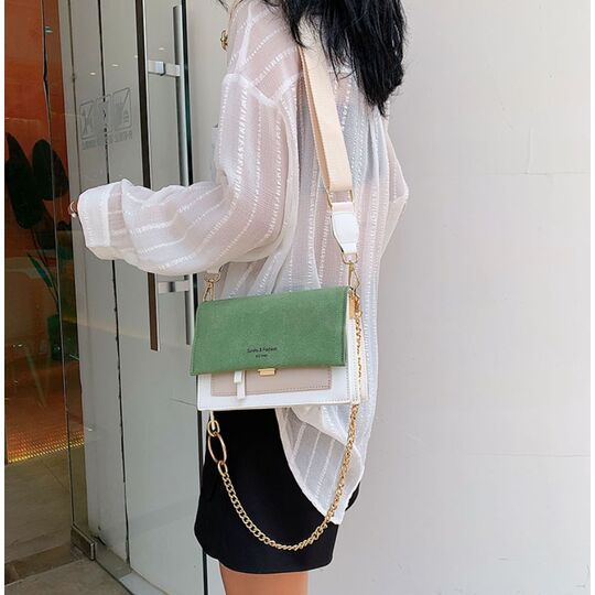 Сумка женская, зеленая П2266