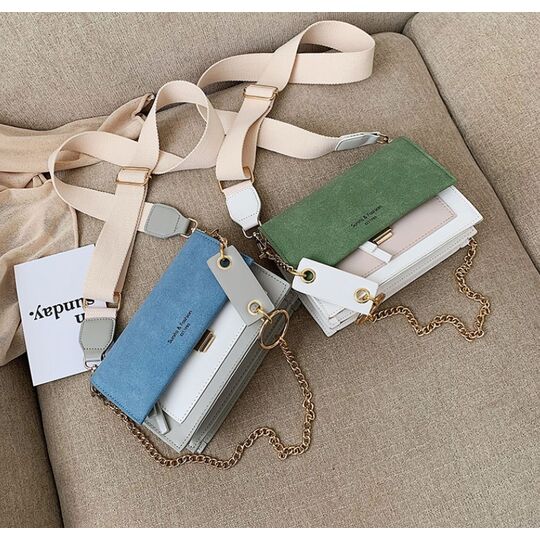 Сумка женская, зеленая П2266