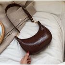 Женская сумка на плечо, коричневая П2270