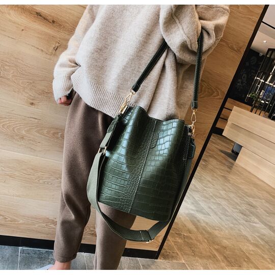 Женская сумка, зеленая П2273