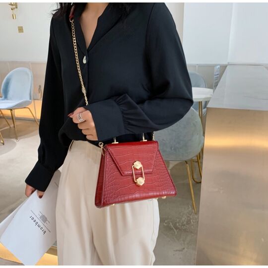 Жіноча сумка клатч, червона П2275