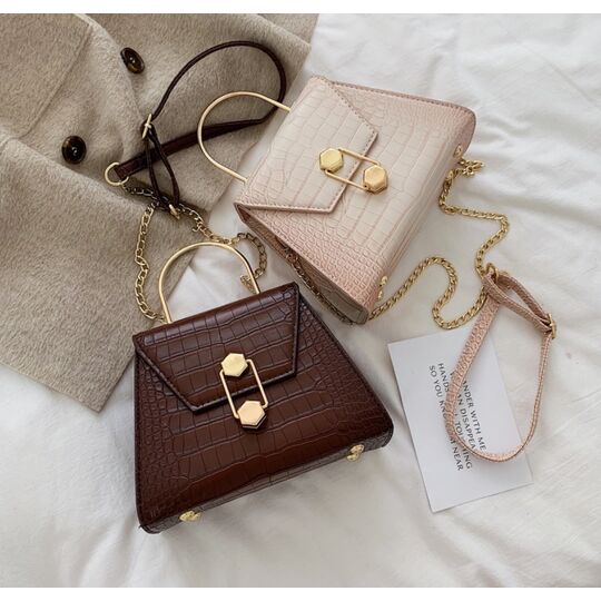 Жіноча сумка клатч, коричнева П2276