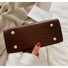 Жіноча сумка клатч, коричнева П2276